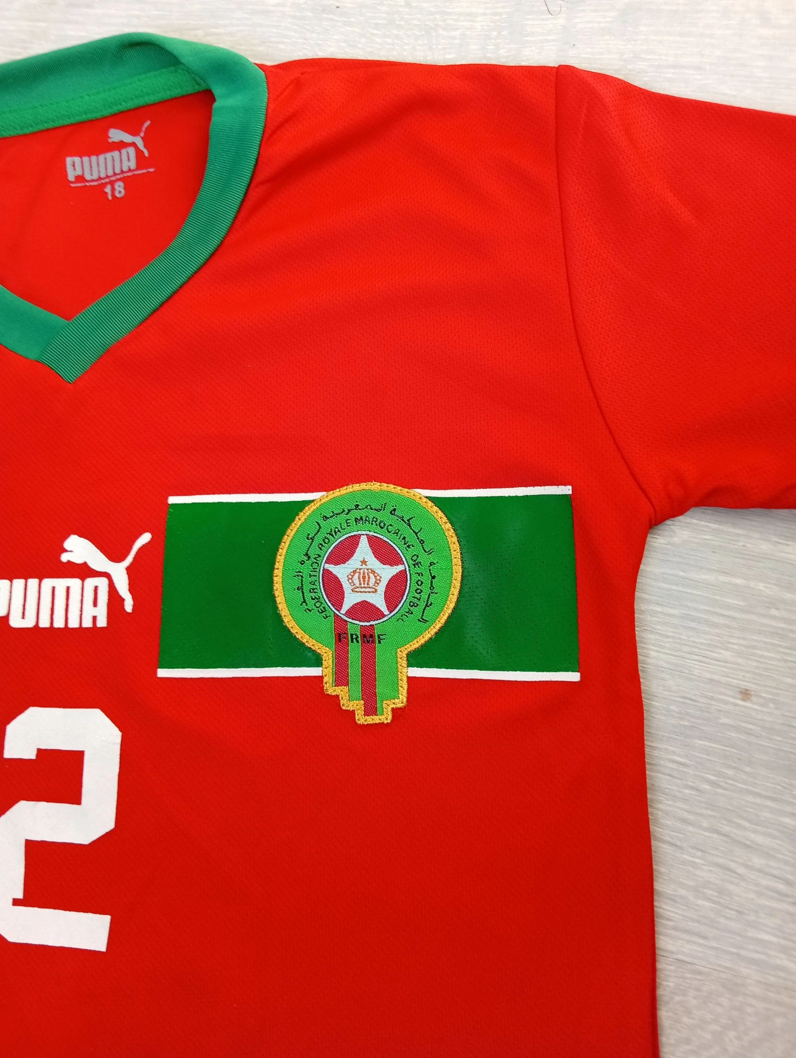Morocco Hakimi #2 Football Jersey - Size 18 (Child) – photo 3
